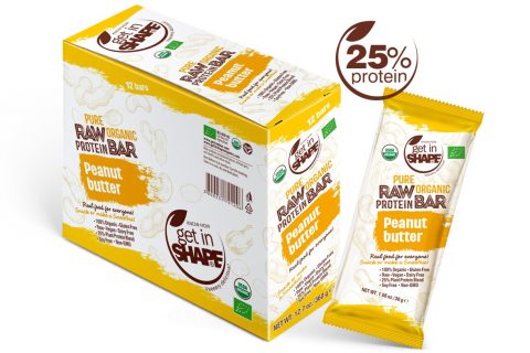 Pure Organic Raw Protein Bar Peanut Butter 1.06oz./30g